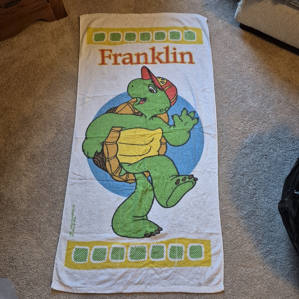 ❤️‍🔥Vintage Franklin Kids Cotton Bath Towel